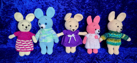 Amigurumi Teddy  (with carry bag)