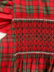 Tartan Smocked Dress (Size 2, long)